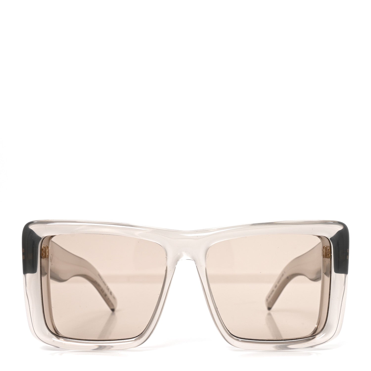 Saint Laurent Acetate SL 900 HOWL Sunglasses Transparent Beige 2 of 8