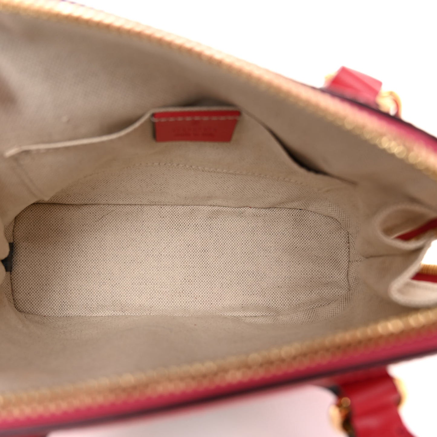 Straw Azalea Calfskin Woven Mini Horsebit 1955 Top Handle Bag Coral Wave Black