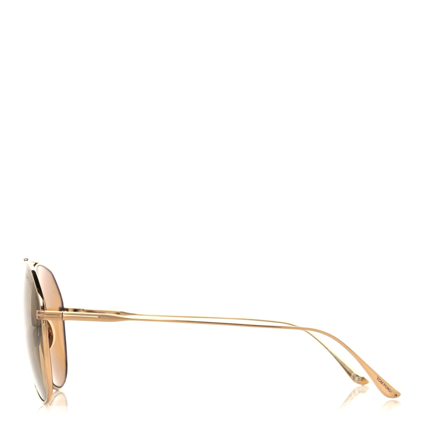 Titanium Cyrus Aviator Sunglasses TF747 Brown