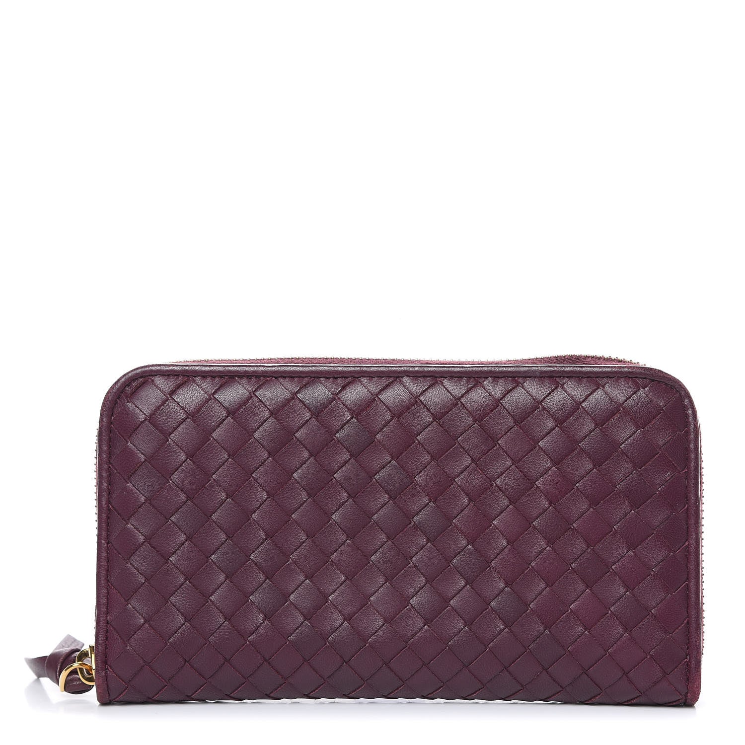 Bottega Veneta Nappa Intrecciato Zip Around Wallet Opera 1 of 13