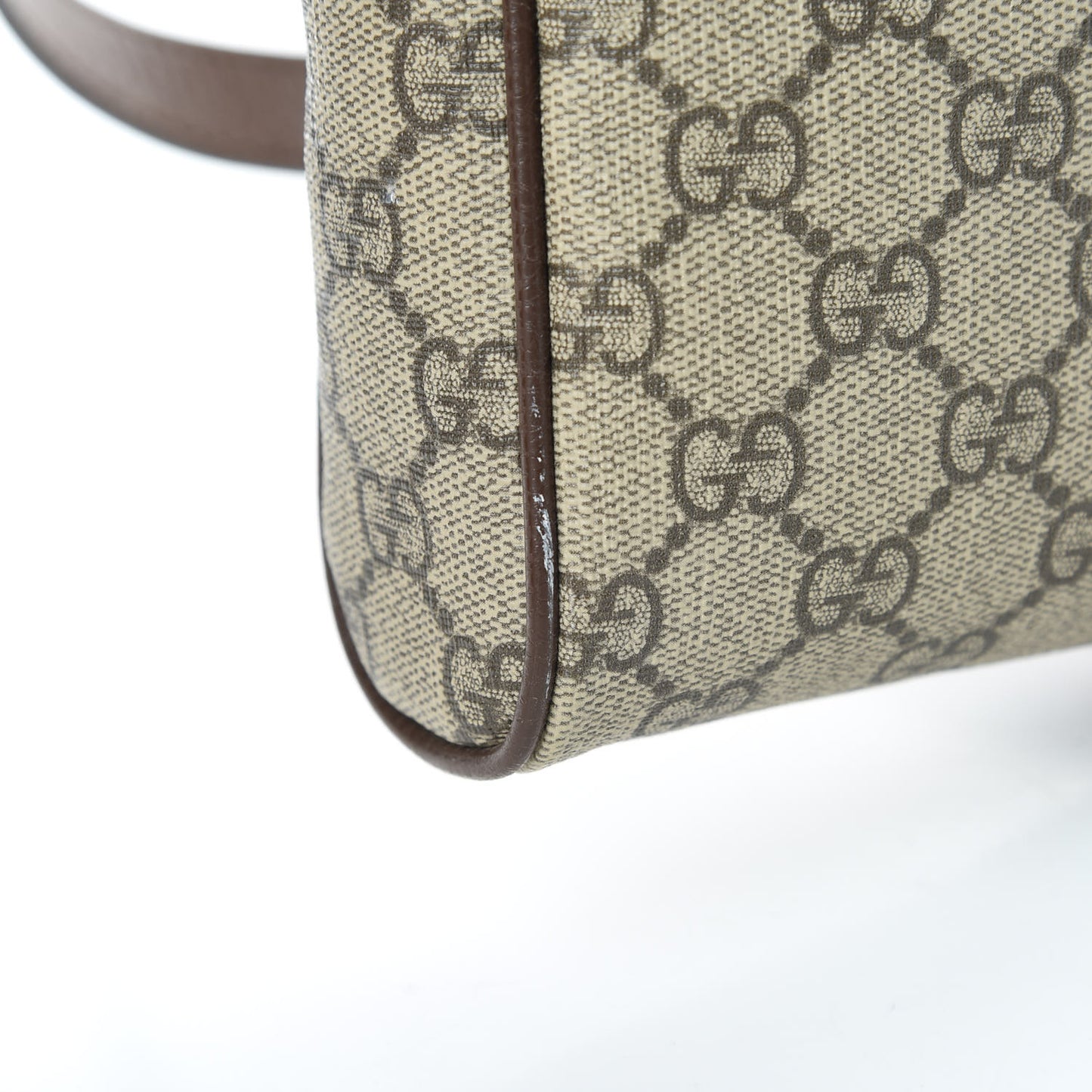 GG Supreme Monogram Web Small Ophidia Messenger Bag Brown