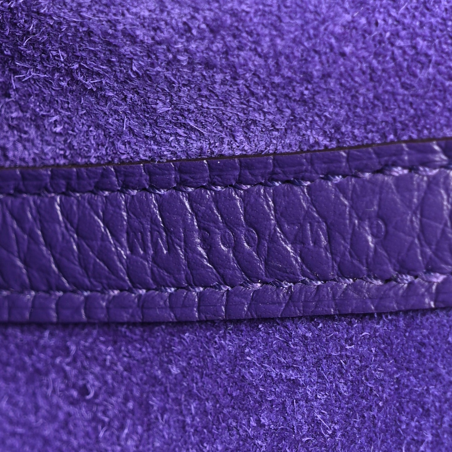 Taurillon Clemence Picotin Lock 18 PM Purple