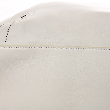 Balenciaga Veau Soyeux Bi-Color Perforated Blackout Hardware City White Black 14 of 15