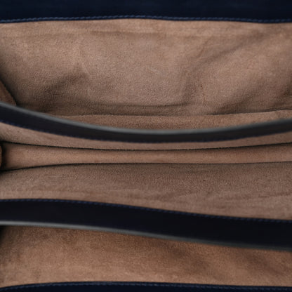 Bottega Veneta French Calfskin Intrecciato City Knot Bag Sapphire 5 of 9