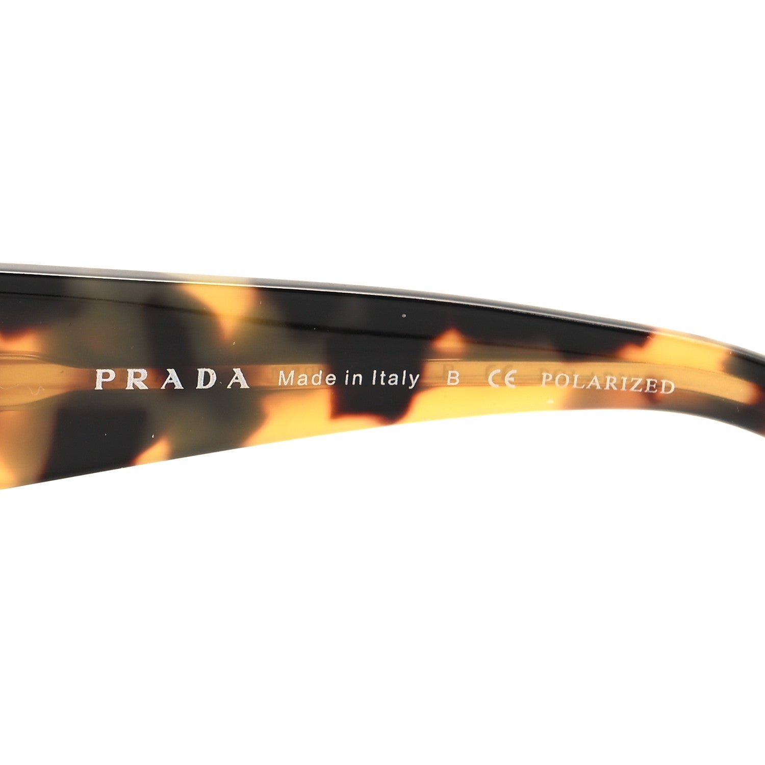 Prada Oversized Monochrome Sunglasses SPR 21X Black Tortoise 5 of 7