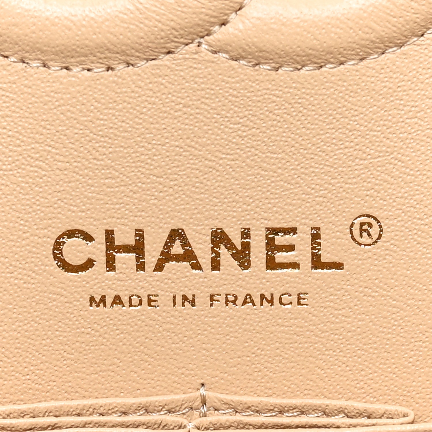 Chanel Caviar Quilted Medium Double Flap Light Beige 6 of 11