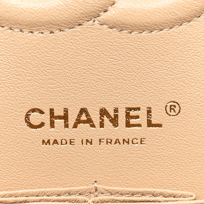 Chanel Caviar Quilted Medium Double Flap Light Beige 6 of 11