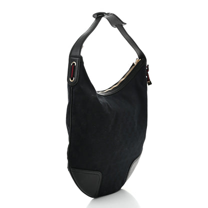 Gucci Monogram Large Princy Hobo Black 3 of 12