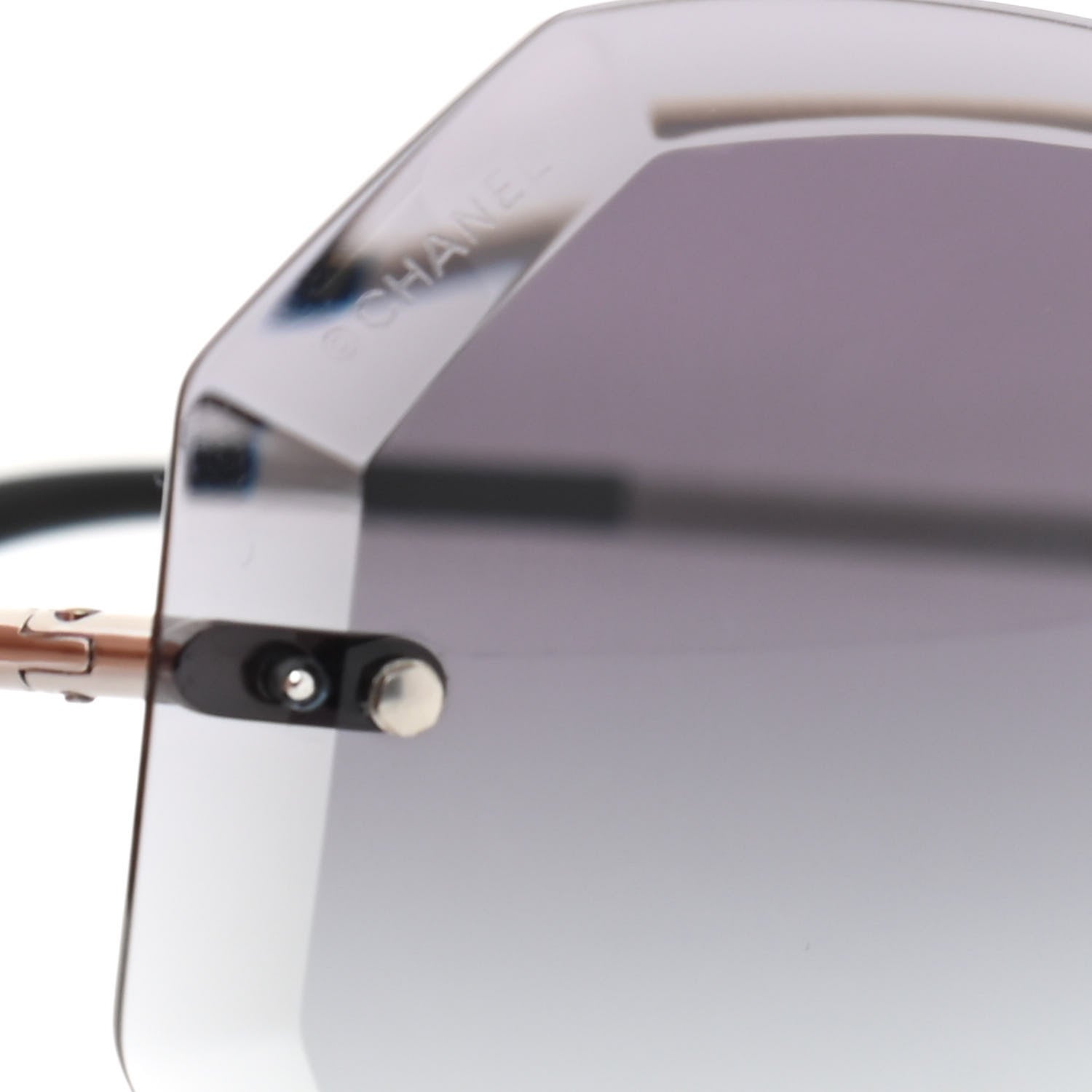 Chanel Metal Spring Round Sunglasses 4220 Silver 8 of 8