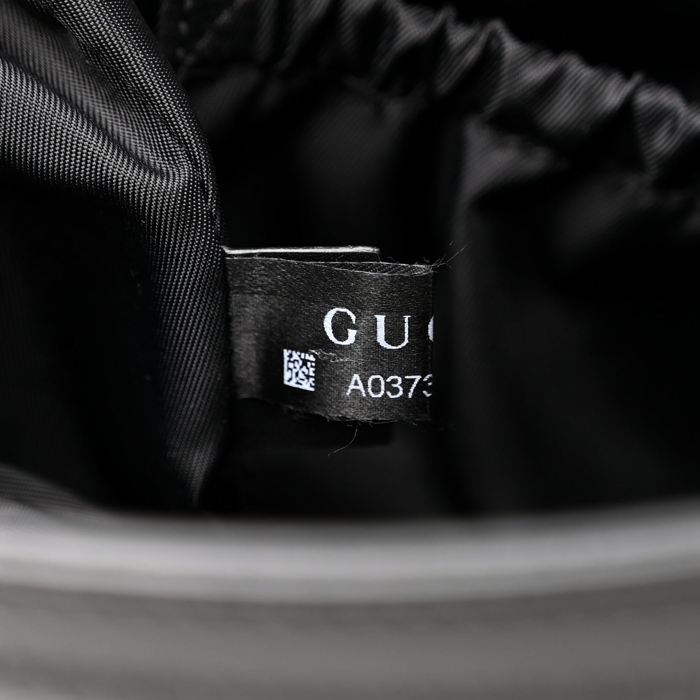 GG Supreme Monogram Web Messenger Diaper Bag Black Grey