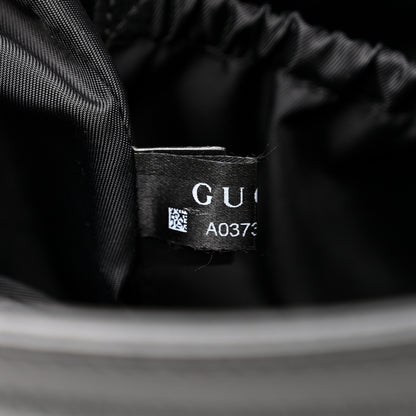 Gucci GG Supreme Monogram Web Messenger Diaper Bag Black Grey 8 of 12