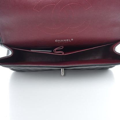 Chanel Lambskin Quilted Jumbo Double Flap Black 8 of 11