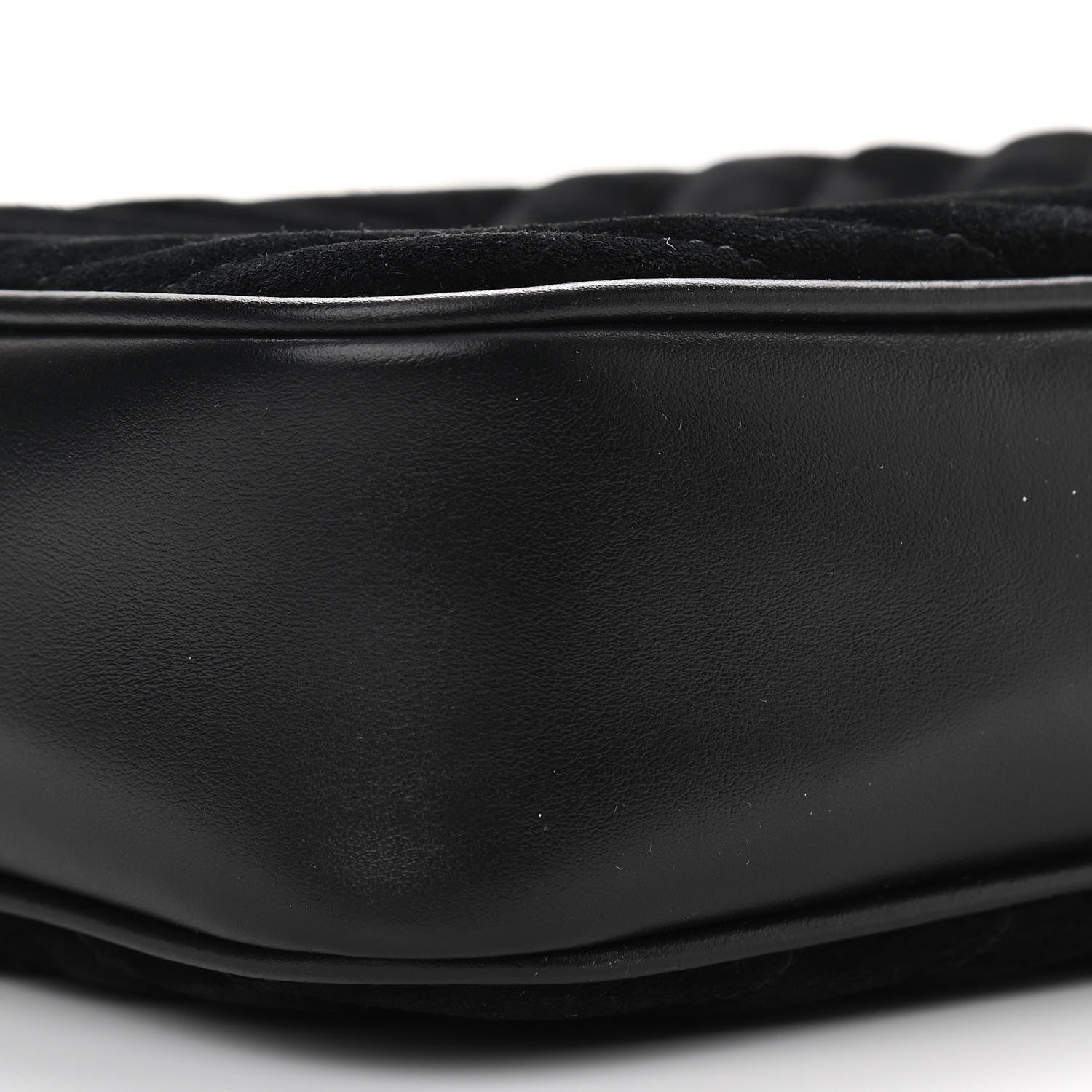 Saint Laurent Suede Calfskin Monogram Lou Camera Bag Black 9 of 10