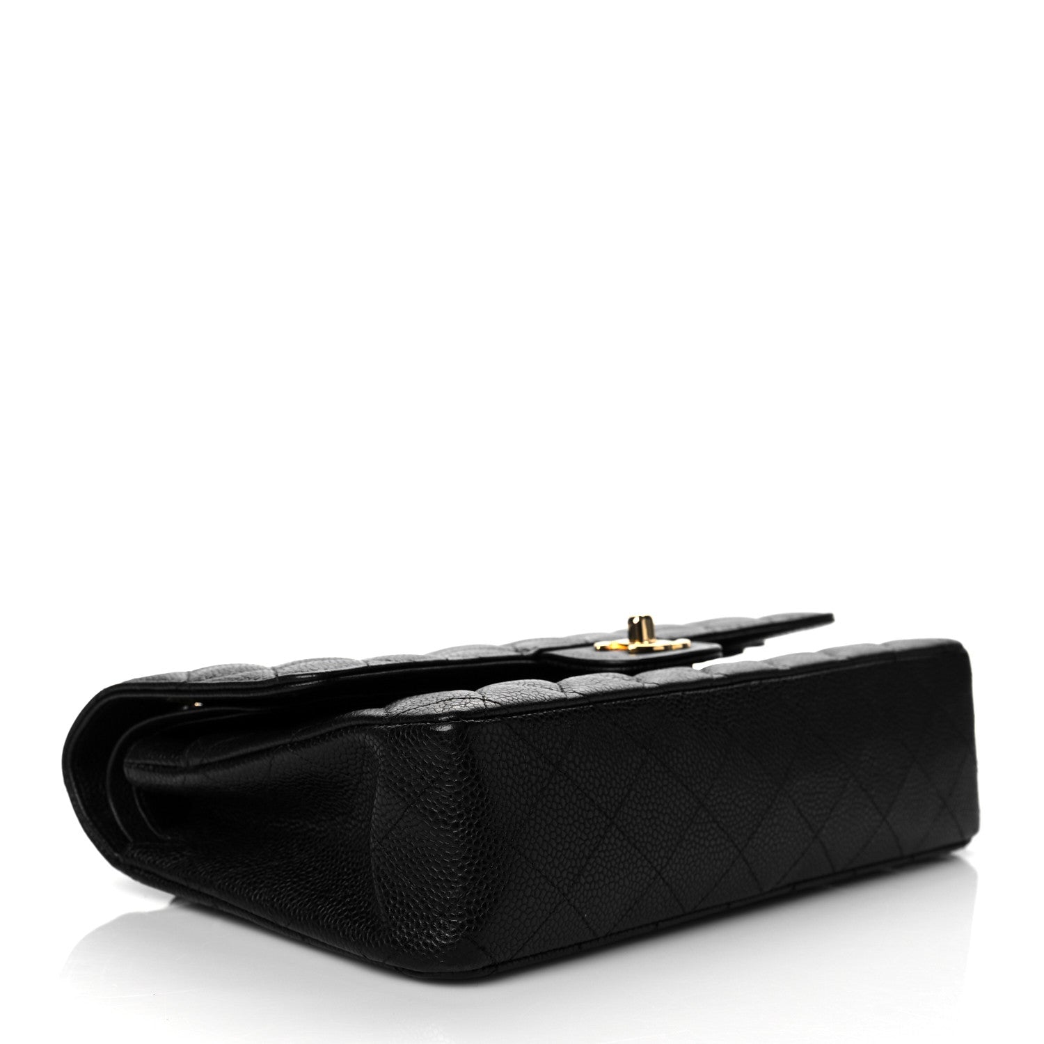 Chanel Caviar Quilted Medium Double Flap Black 3 of 9