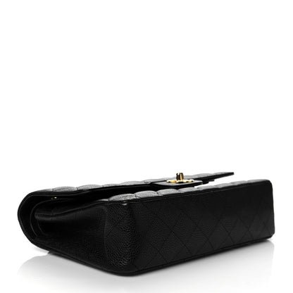 Chanel Caviar Quilted Medium Double Flap Black 3 of 9