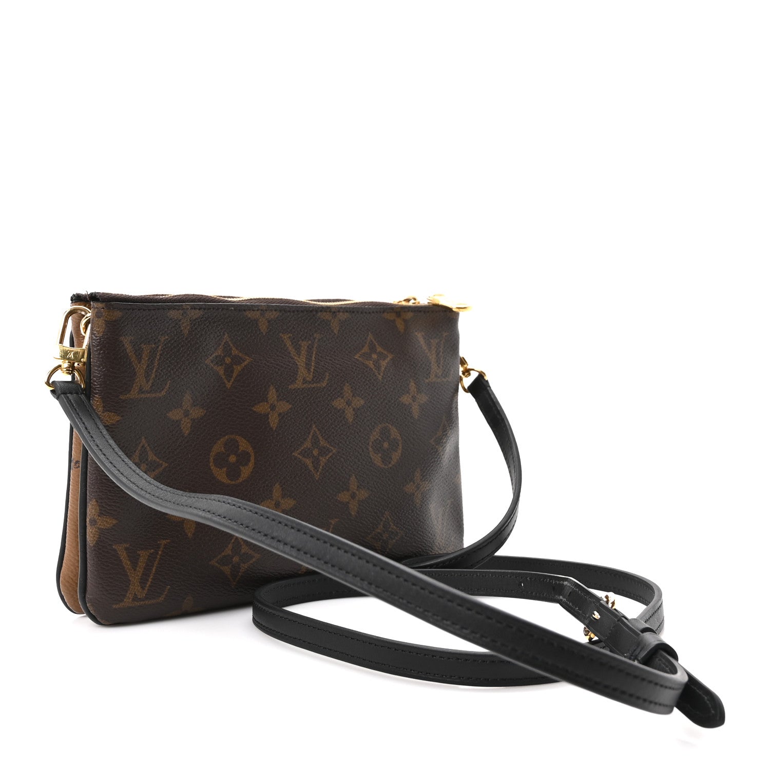 Louis Vuitton Reverse Monogram Giant Double Zip Pochette 3 of 10