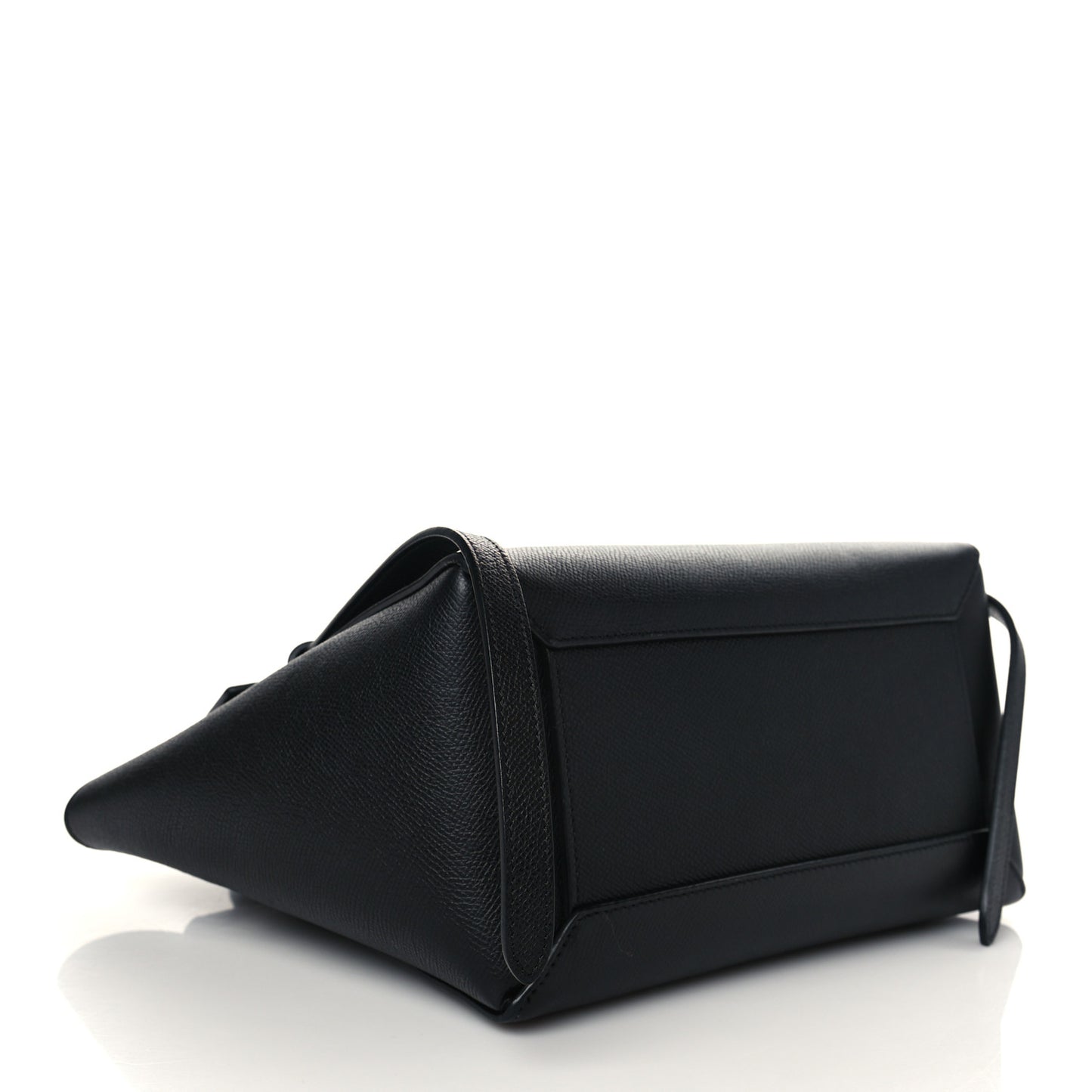 Grained Calfskin Micro Belt Bag Black