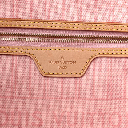 Louis Vuitton Damier Azur Neo Neverfull GM Rose Ballerine 7 of 12