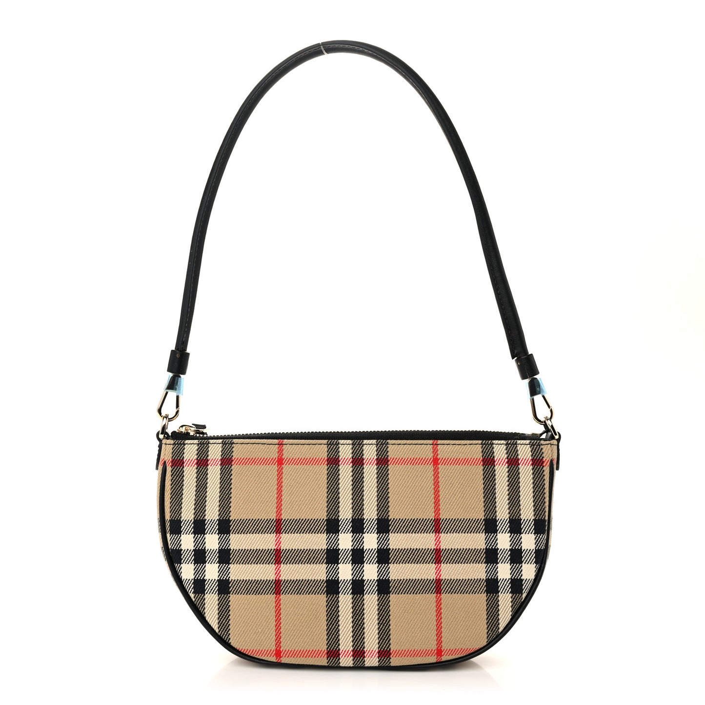 Vintage Check Calfskin Olympia Slim Pouch Archive Beige