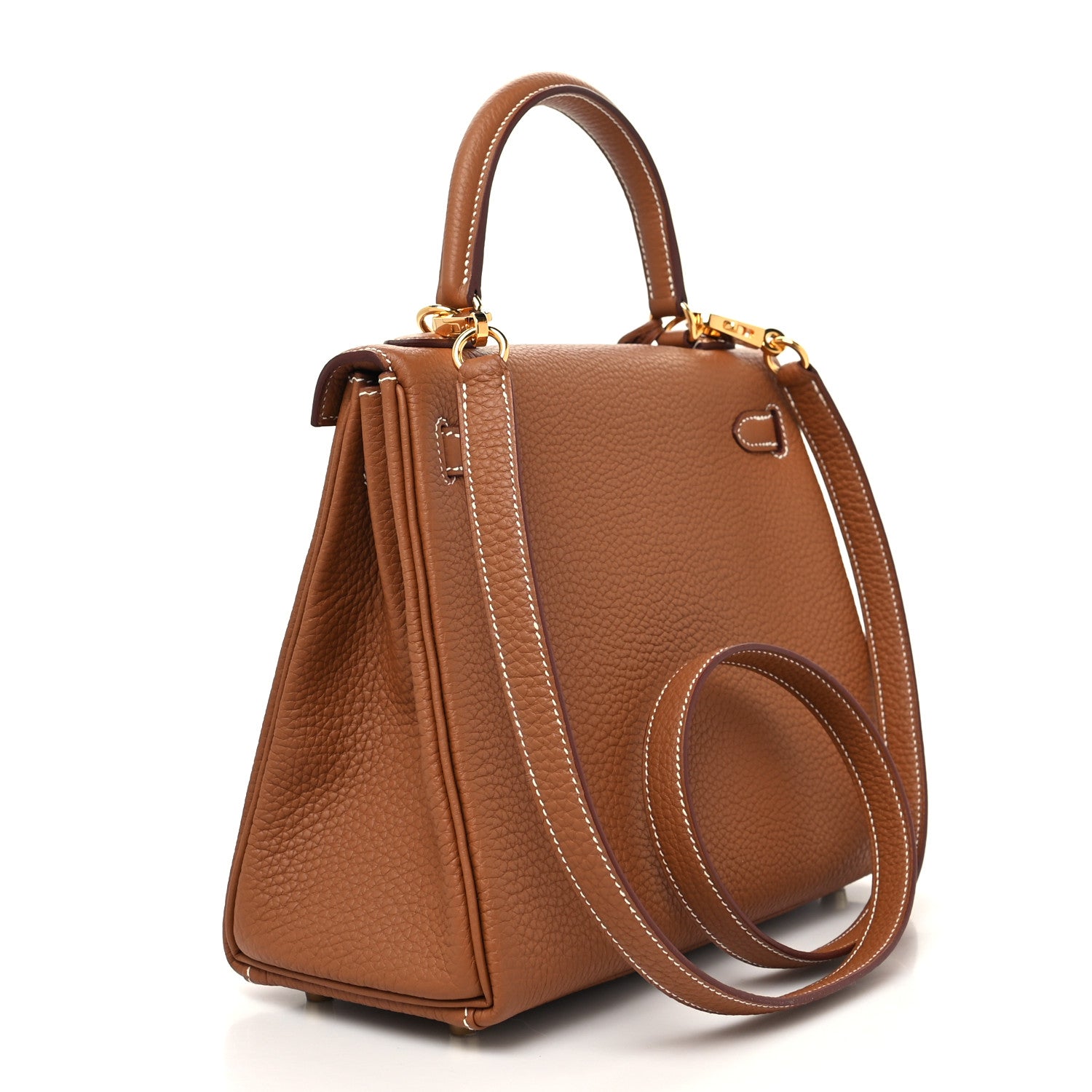 Hermes Togo Kelly Retourne 25 Gold 3 of 12