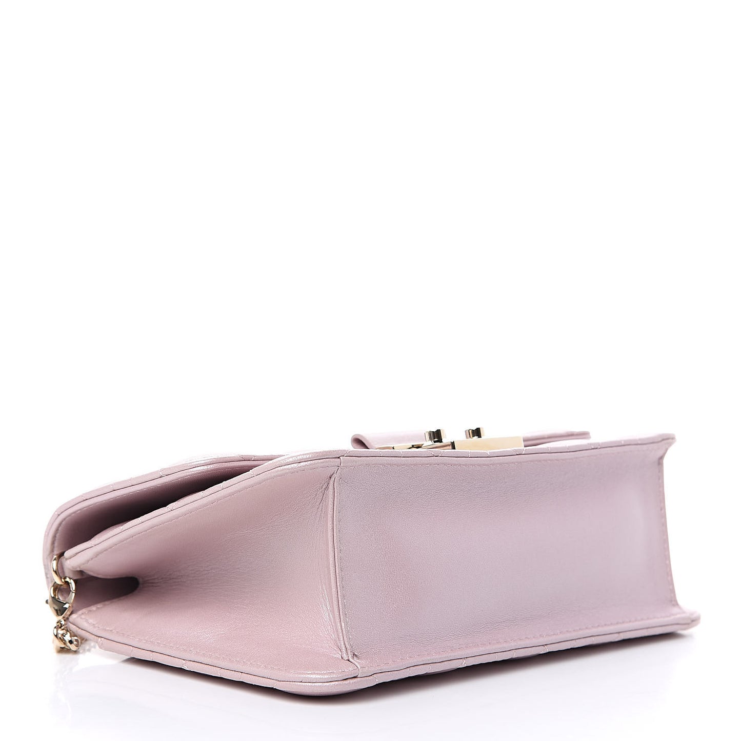 Pearly Lambskin Cannage Miss Dior Promenade Pouch Lotus