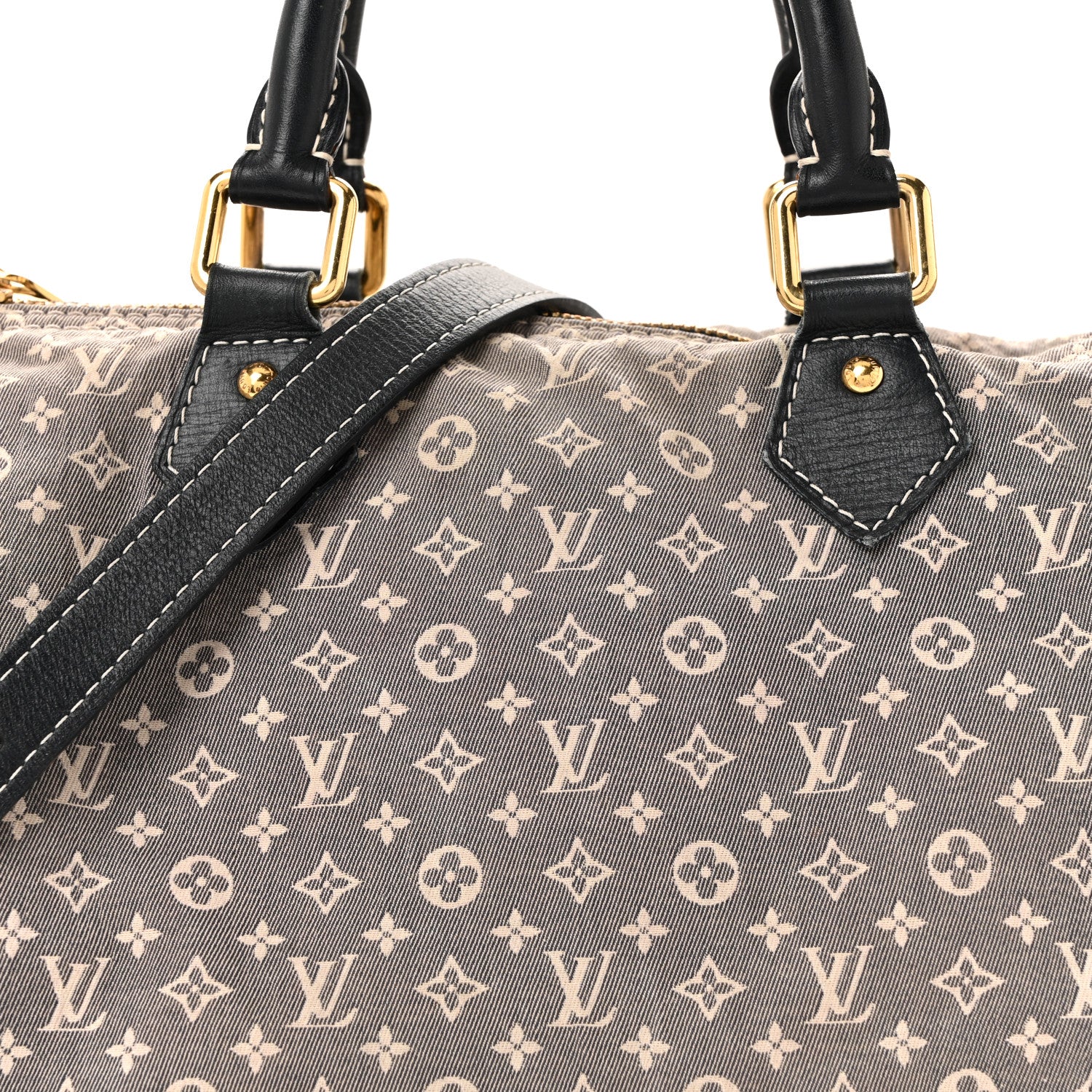 Louis Vuitton Mini Lin Speedy Bandouliere Blue 1836003 – FASHIONPHILE