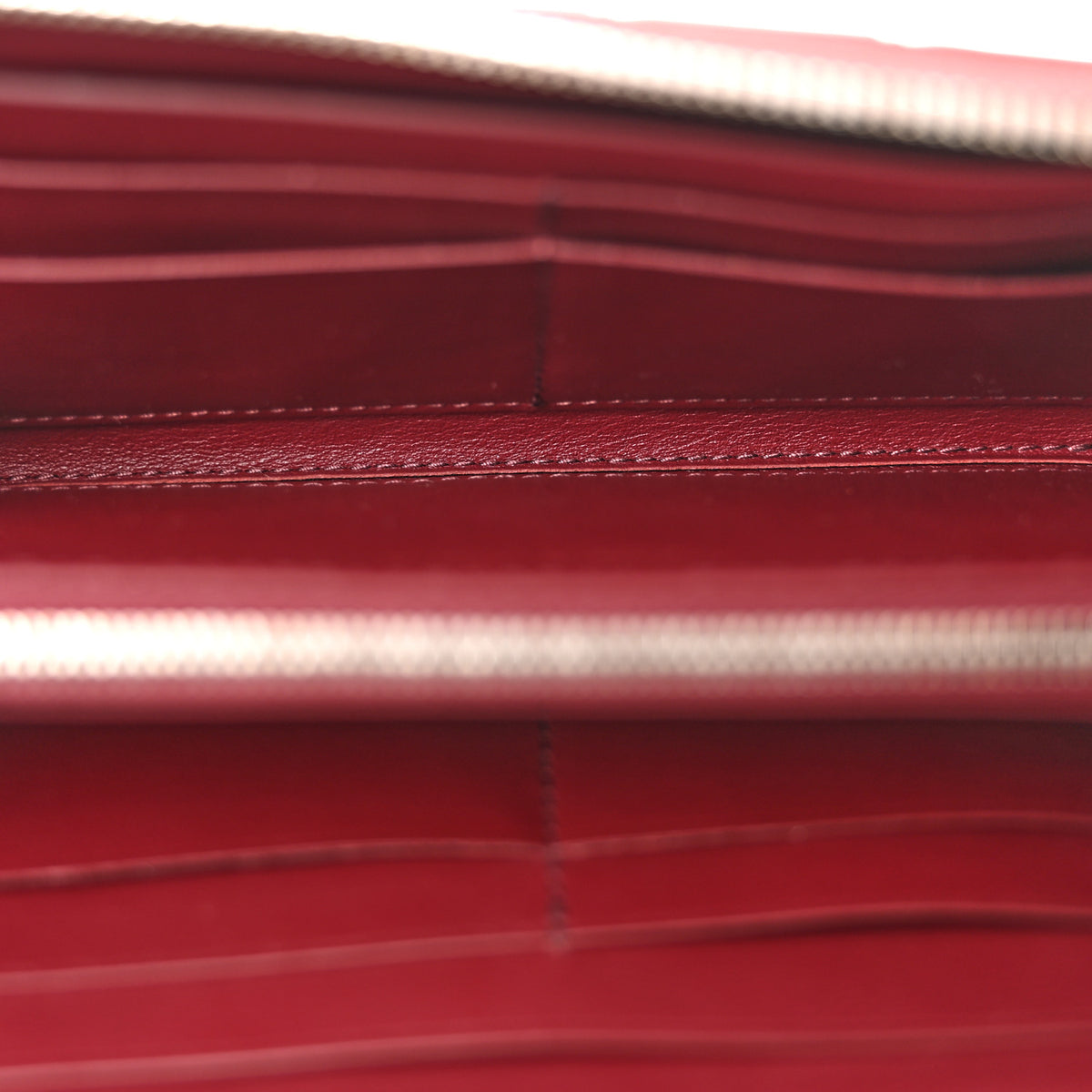 Nappa Intrecciato Zip Around Wallet Barolo