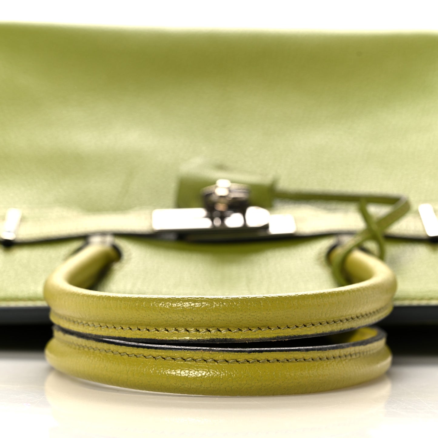 Chevre Mysore Bi-Color Birkin 30 Vert Anis Vert Chartreuse