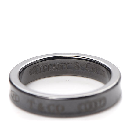 Tiffany Titanium 4mm Narrow 1837 Ring 51 5.75 4 of 4