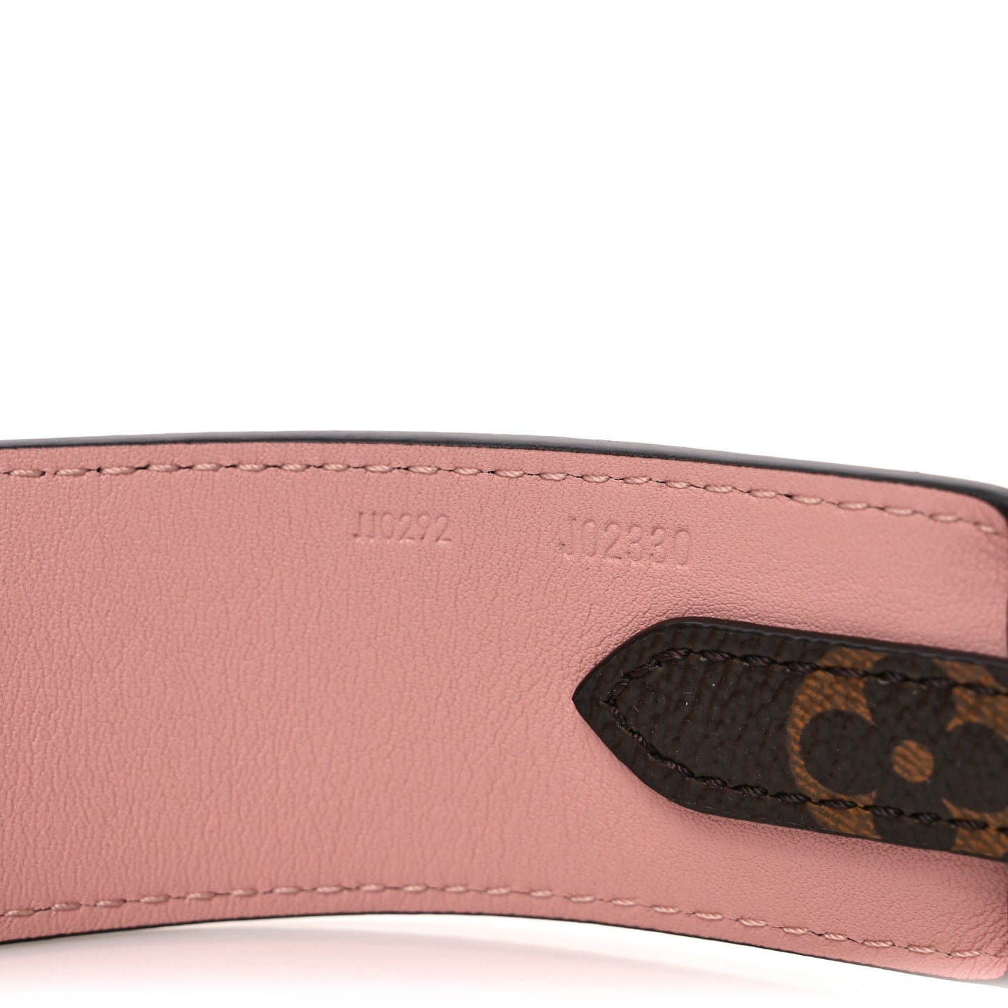 Monogram Bandouliere Shoulder Strap Rose Poudre
