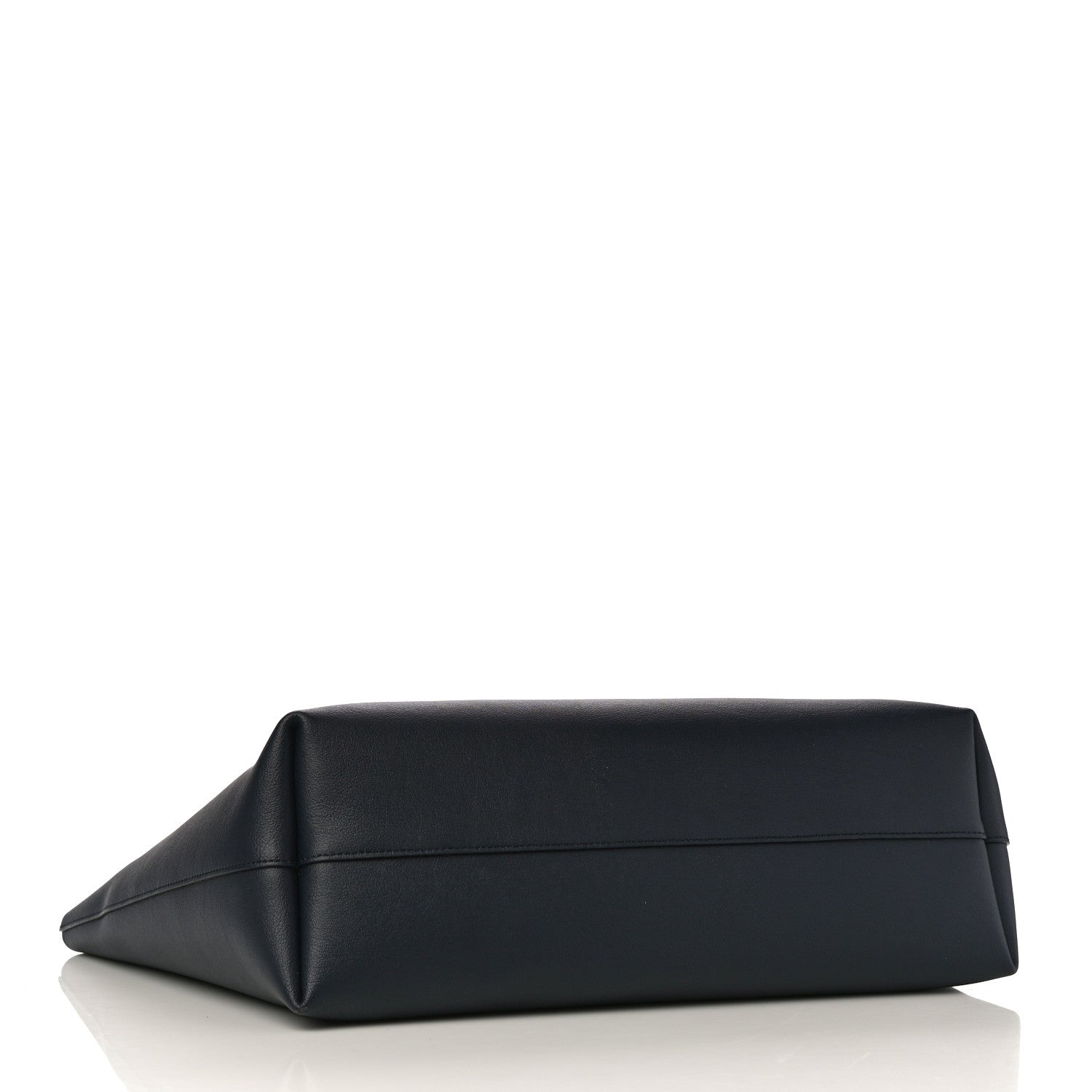 Saint Laurent Calfskin Large Shopping Tote Navy 5 of 10