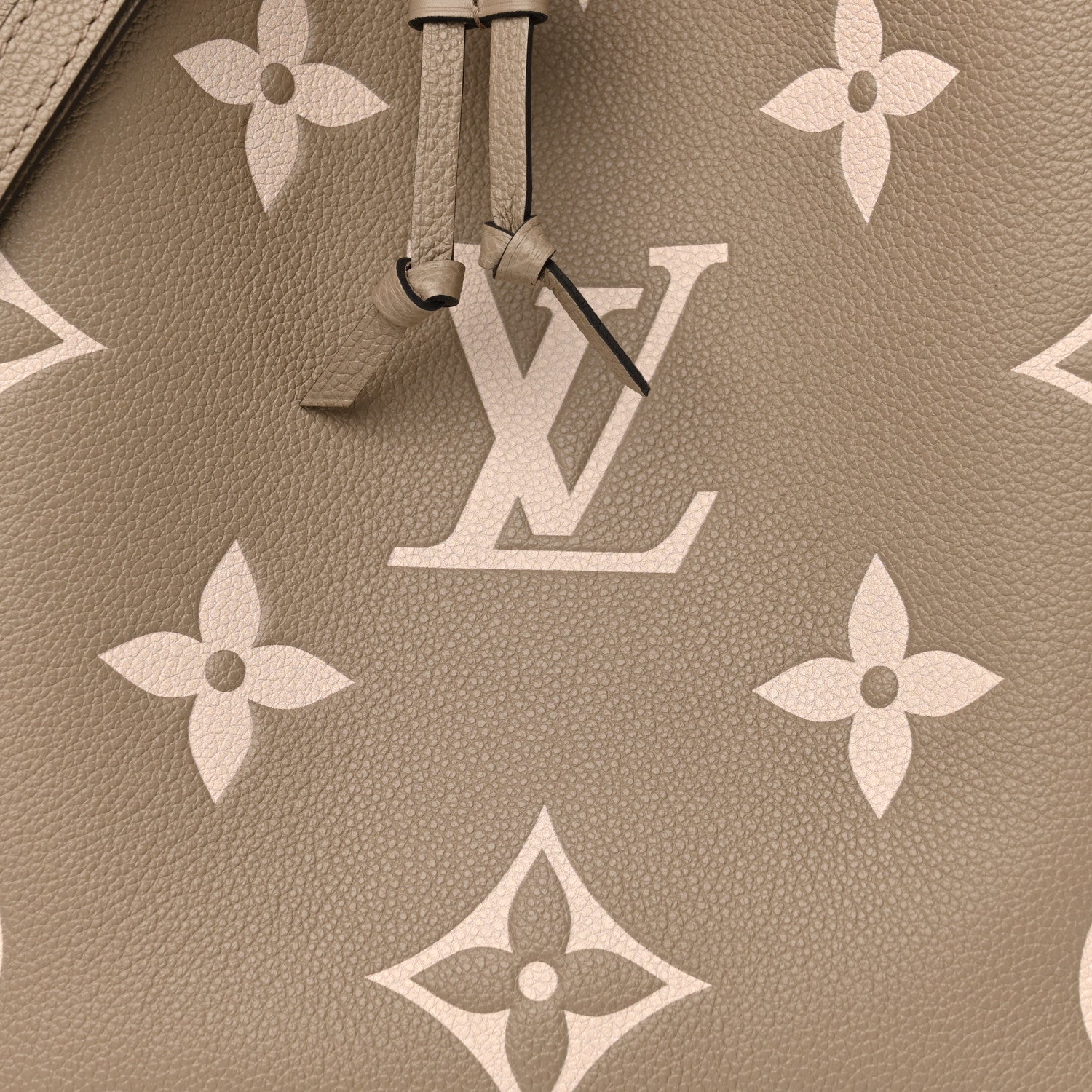 Louis Vuitton Empreinte Monogram Giant Neonoe MM Tourterelle Creme 8 of 11