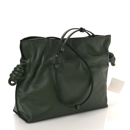 Loewe Nappa Flamenco Knot Clutch Vintage Khaki 3 of 8