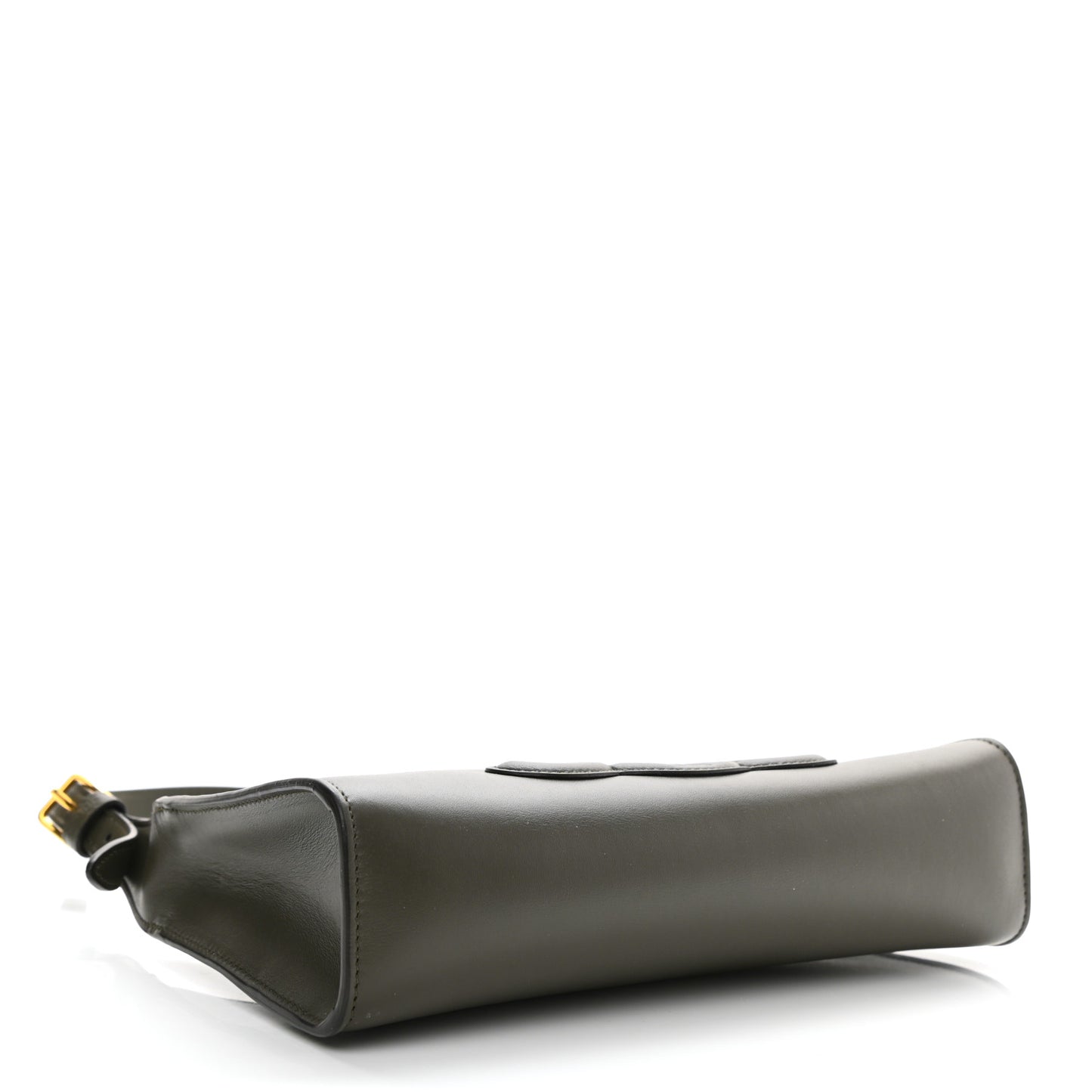 Smooth Calfskin Cuir Triomphe Shoulder Bag Dark Army