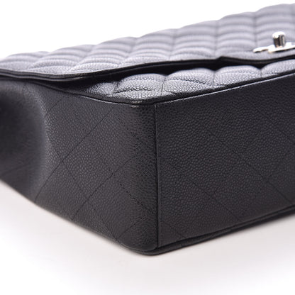 Chanel Caviar Quilted Maxi Single Flap Black 5 of 11