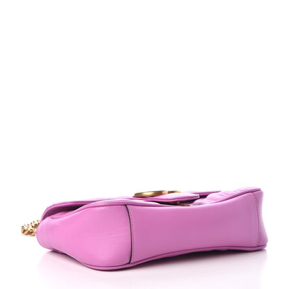 Gucci Calfskin Matelasse Mini GG Marmont Shoulder Bag Candy Mousse 4 of 7