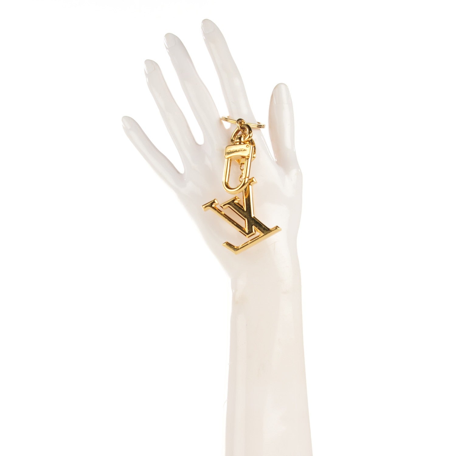 Louis Vuitton LV Facettes Key Holder Gold 2 of 4