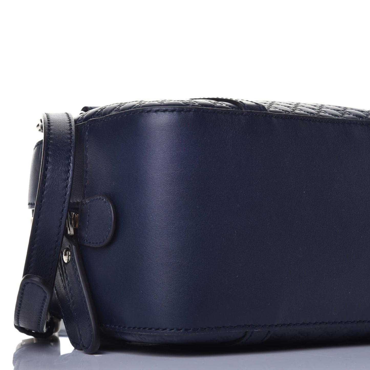 Soft Microguccissima Small Crossbody Bag Blue