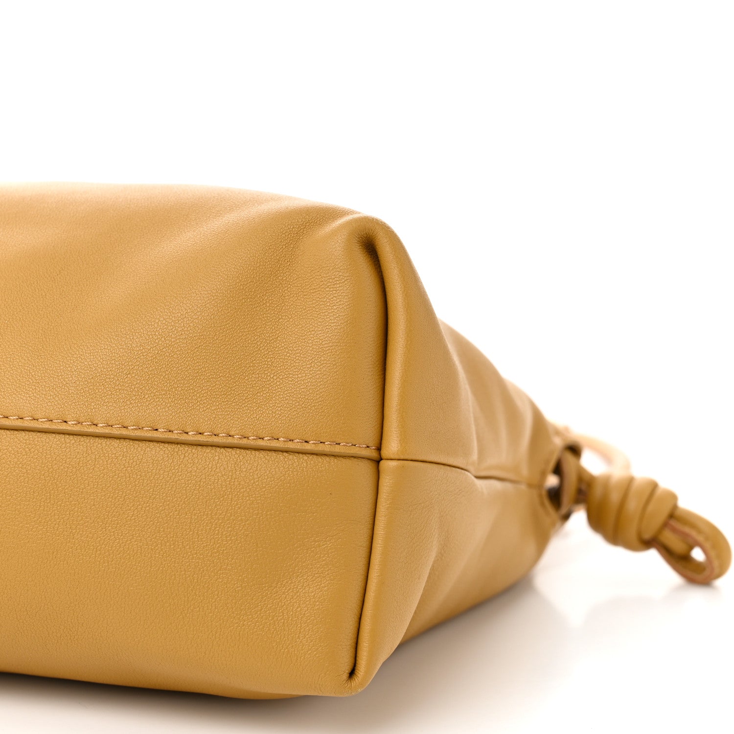 Loewe Mellow Nappa Medium Donut Chain Flamenco Knot Clutch Sahara 10 of 10