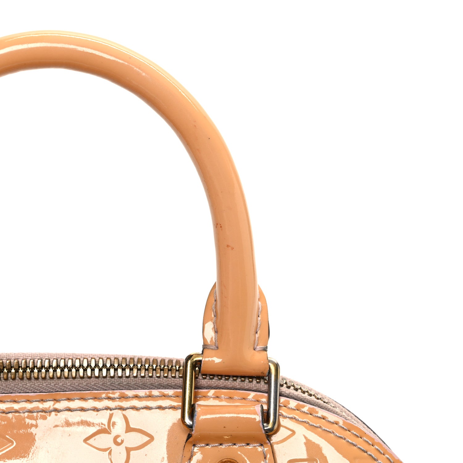 Louis Vuitton Vernis Alma BB Rose Velours 11 of 13
