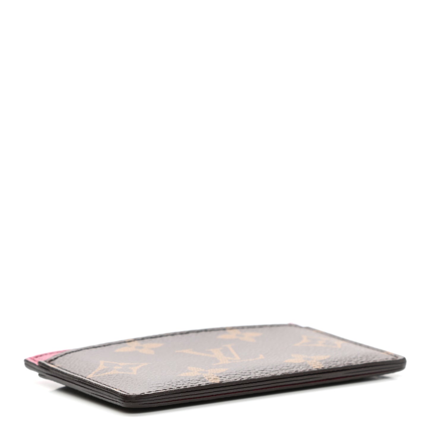 Monogram Card Holder Fuchsia