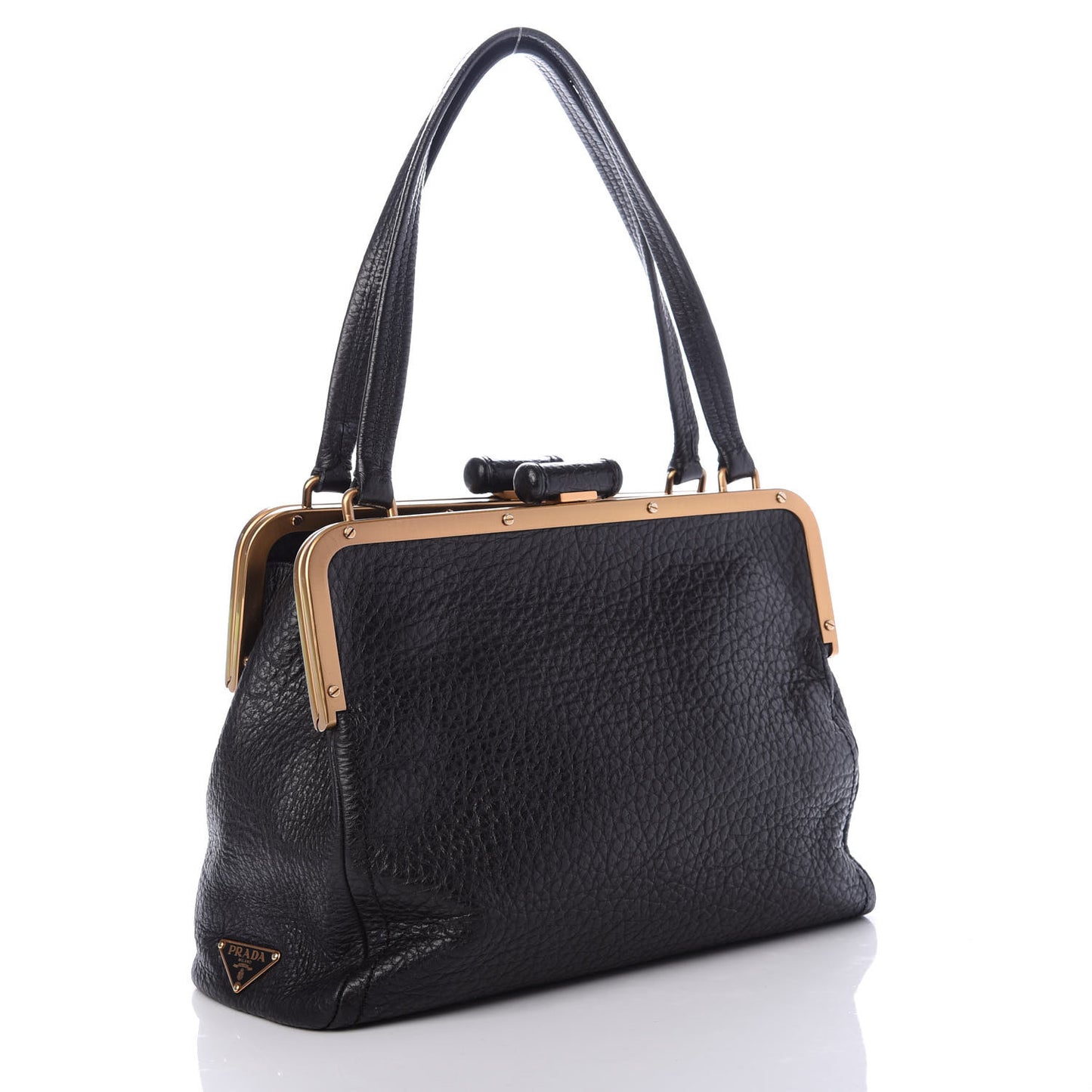Cervo Antik Frame Bag Black