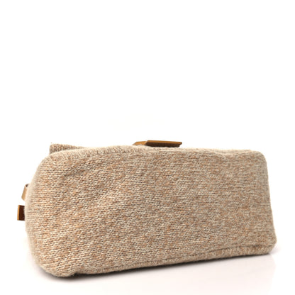 Fendi Wool Mama Baguette Beige 4 of 9
