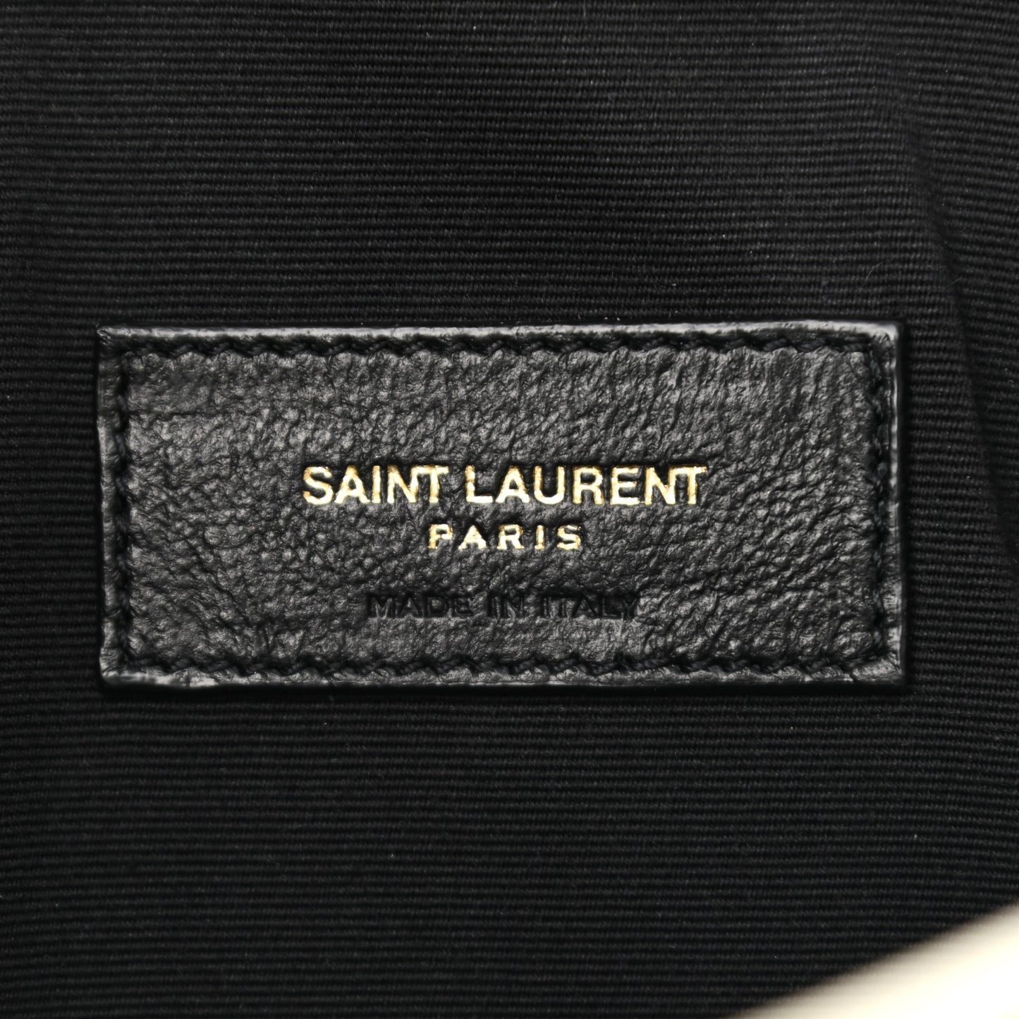 Smooth Shiny Calfskin Medium Uptown Pouch Crema Soft