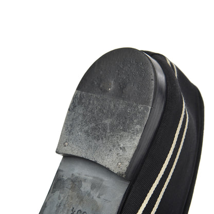 Chanel Fabric Grosgrain Cap Toe Ballerina Flats 39.5 Black 16 of 19
