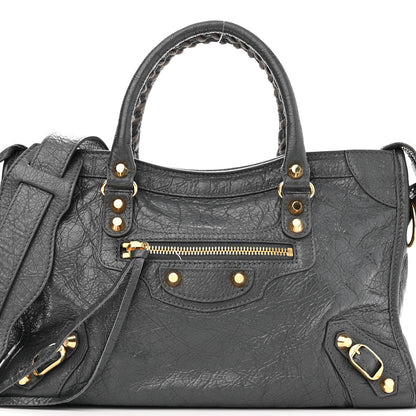Balenciaga Agneau Classic Gold Hardware S City Gris Fossile 11 of 11