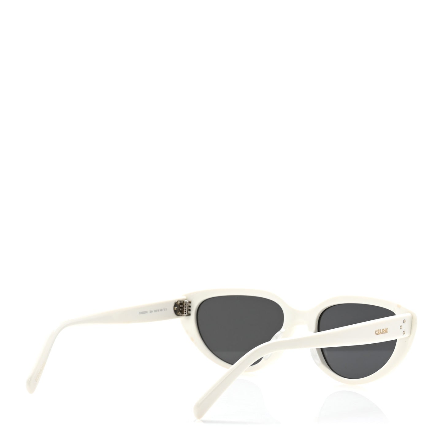 Acetate Cat Eye Sunglasses CL40220U White