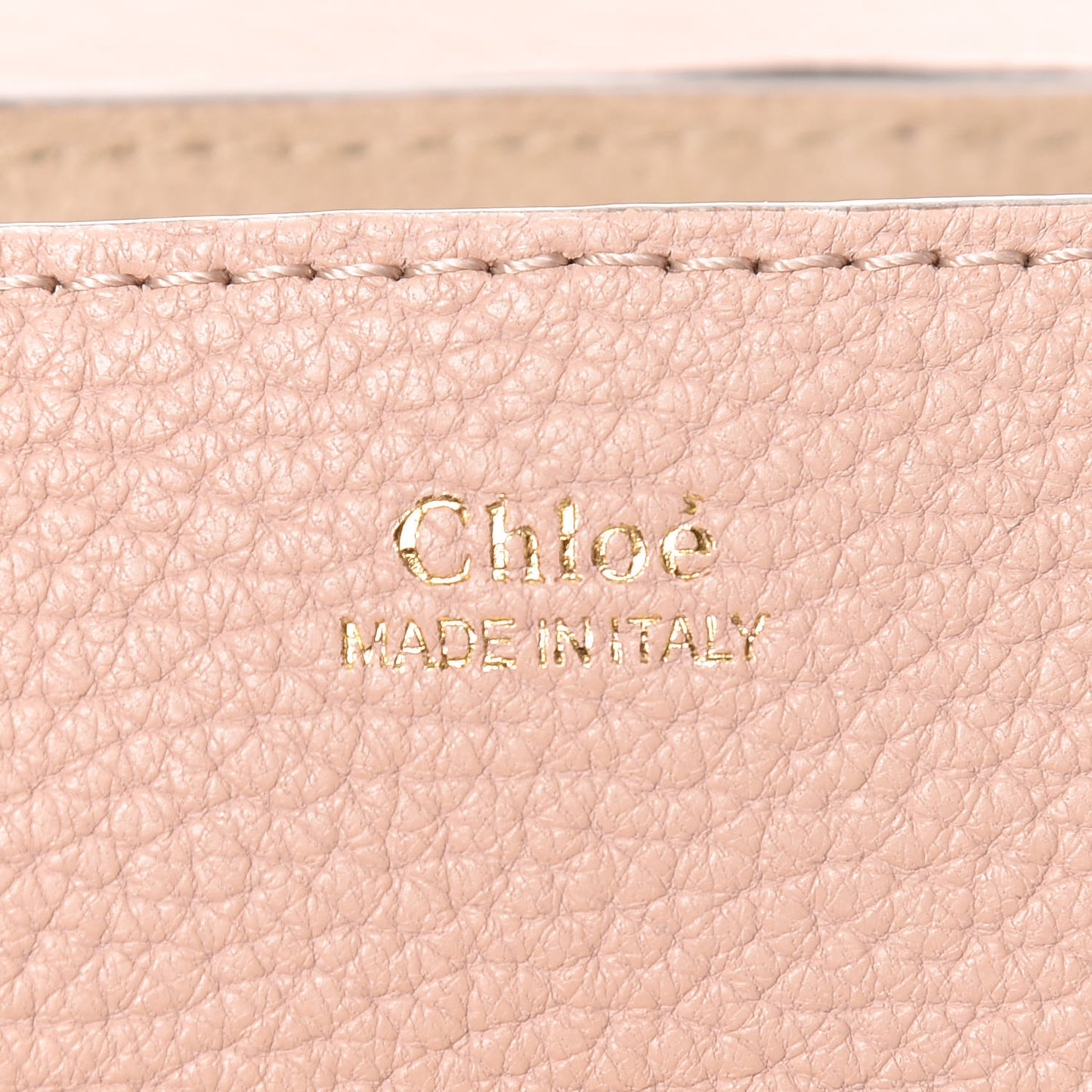 Grained Lambskin Mini Drew Shoulder Bag Cement Pink