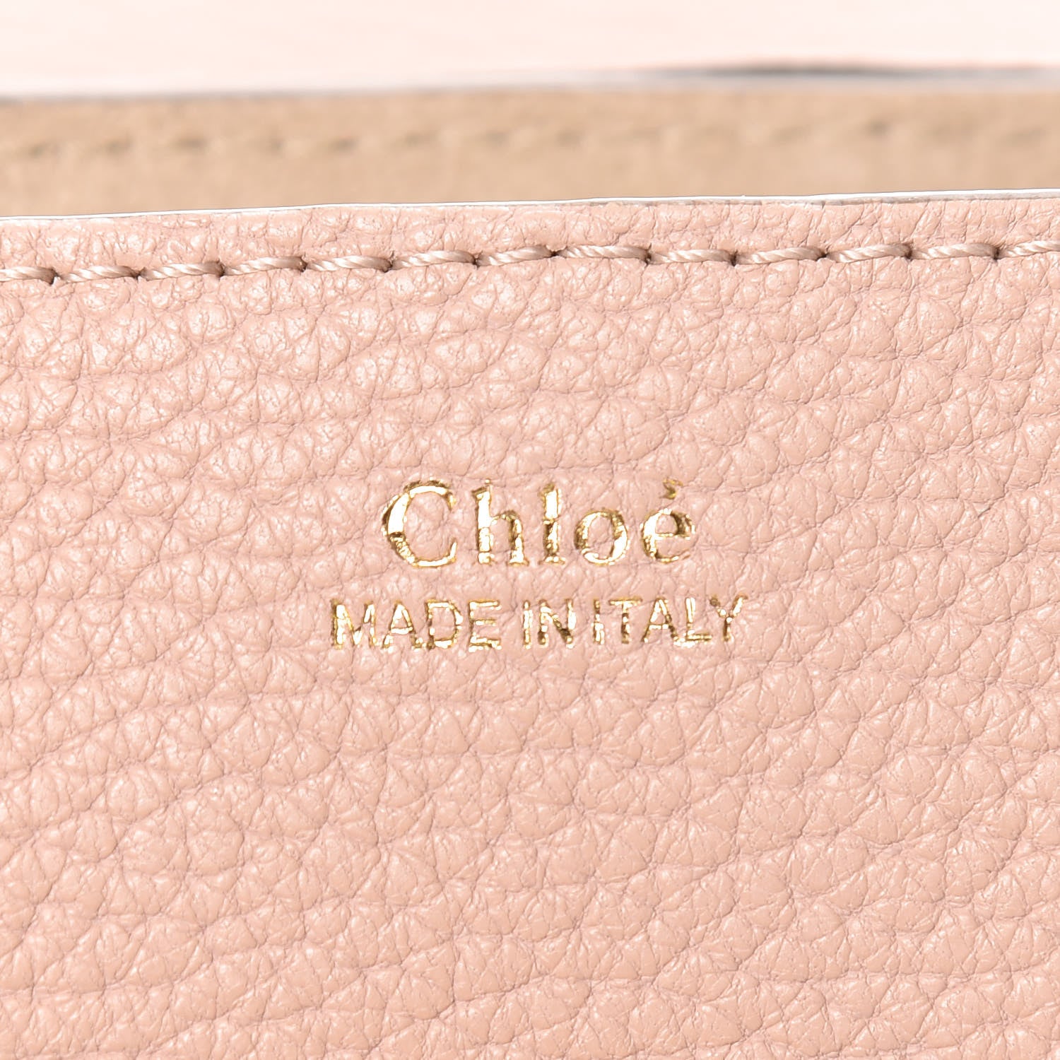 Chloe Grained Lambskin Mini Drew Shoulder Bag Cement Pink 8 of 13