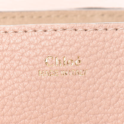 Chloe Grained Lambskin Mini Drew Shoulder Bag Cement Pink 8 of 13